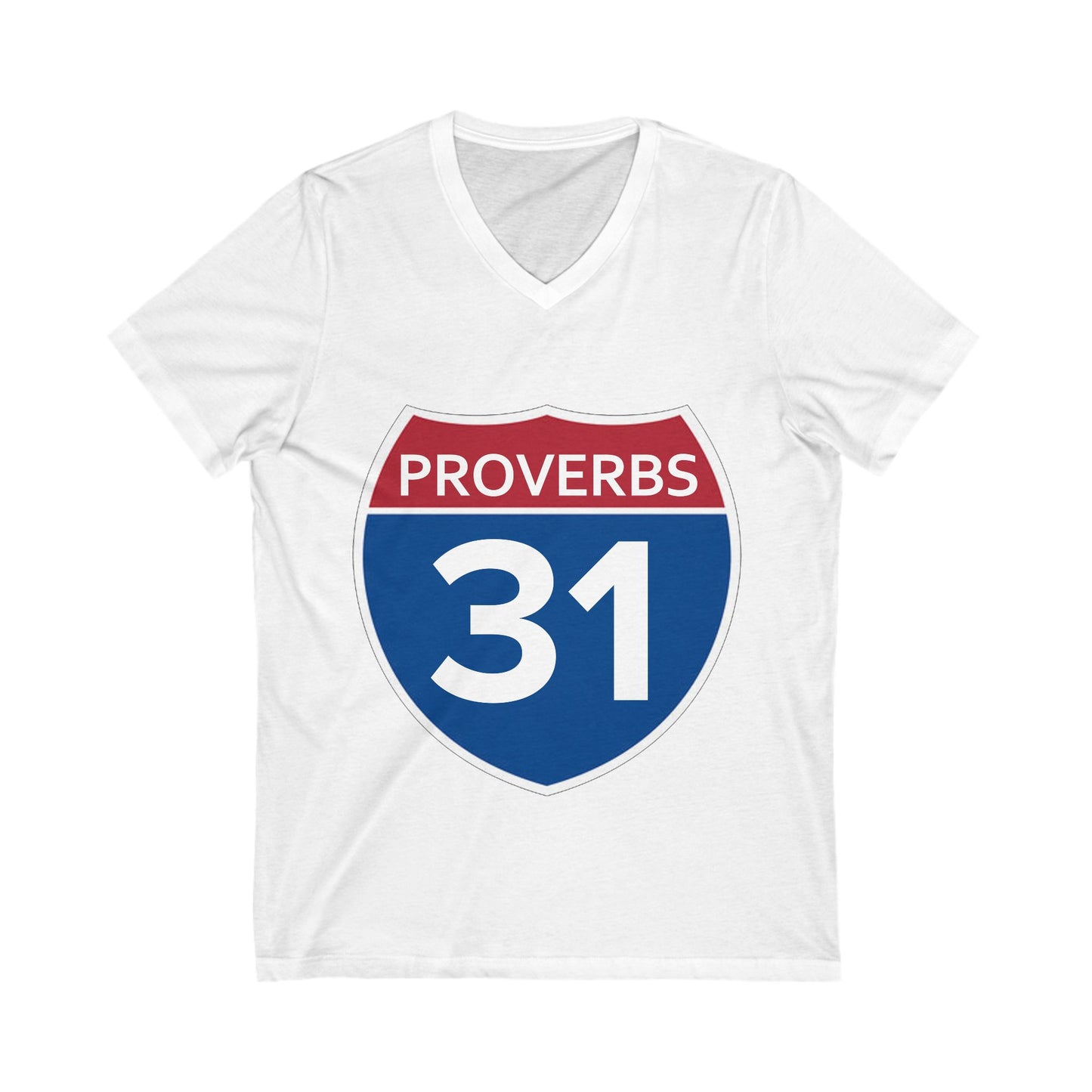 Proverbs 31 Inspirational V-Neck Tee