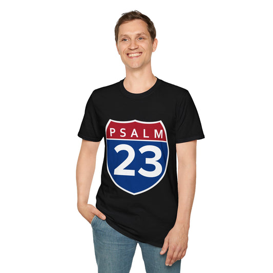 Psalm 23 Interstate Sign T-Shirt
