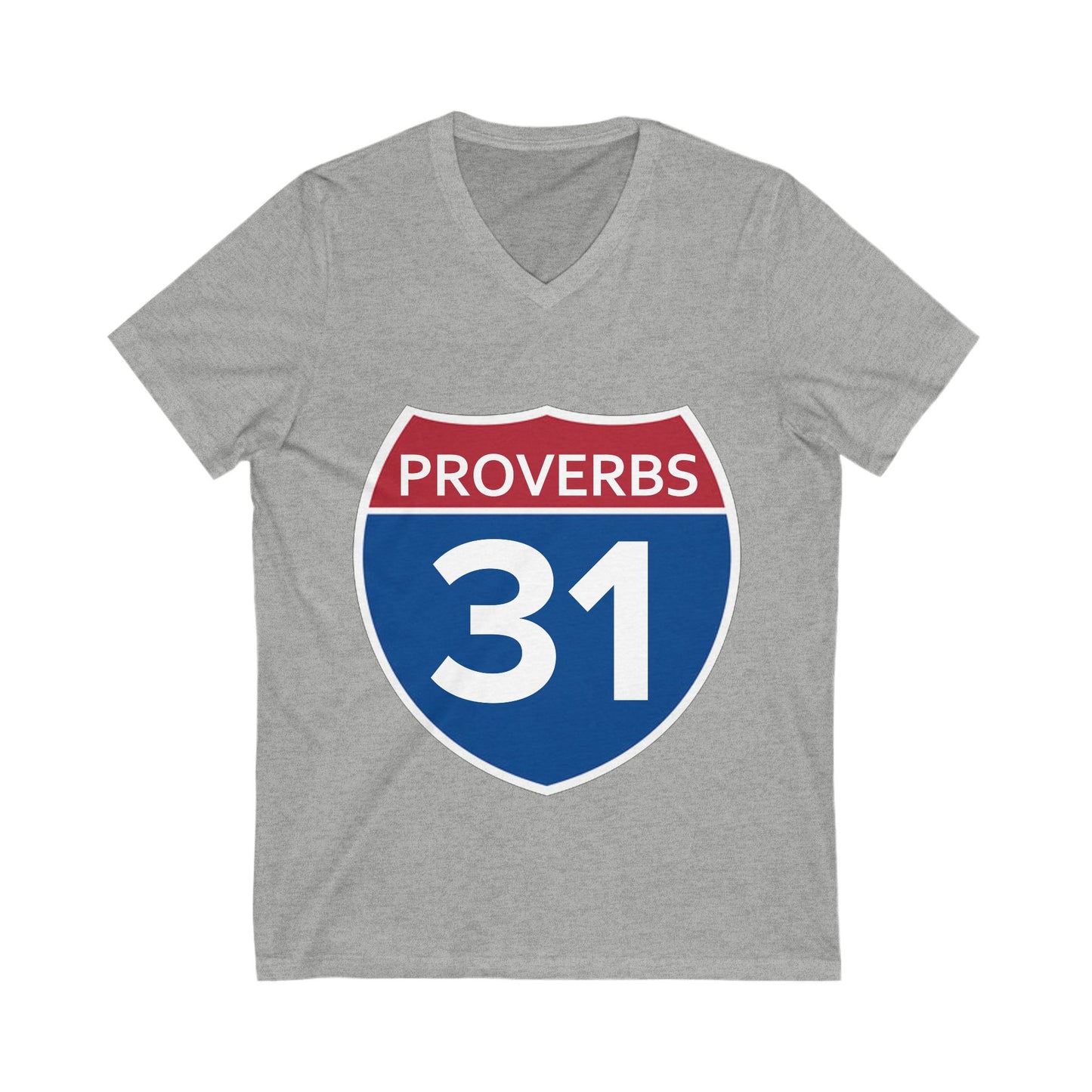 Proverbs 31 Inspirational V-Neck Tee